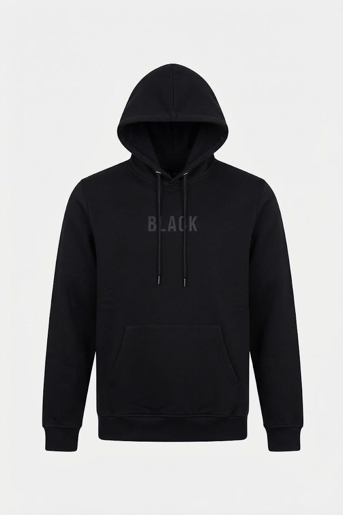 Baskılı Kapüşonlu Sweatshirt